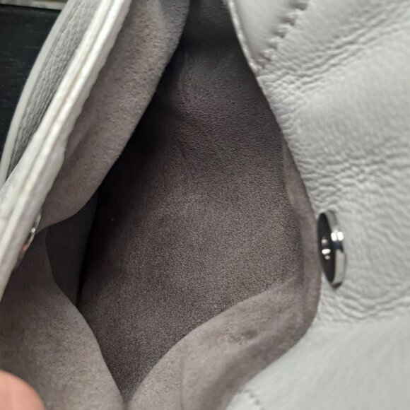 Vince Camuto Lenka colorblock leather crossbody bag in White Swan - Picture 4 of 16